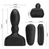 MR PLAY - BLACK INFLATABLE ANAL PLUG REMOTE CONTROL - Image 5