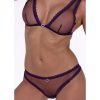 PASSION - BELISSANA BRA + THONG SET VIOLET L/XL - Image 2