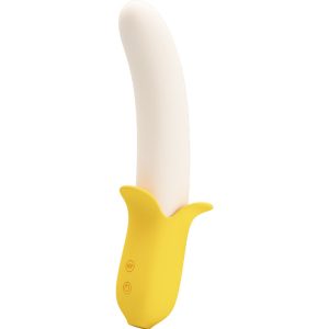 PRETTY LOVE - BANANA GEEK SUPER POWER 7 VIBRATIONS UPDOWN SILICONE BLACK
