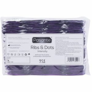 PASANTE - RIBS  DOTS INTENSITY CONDOMS 144 UNITS