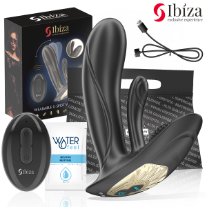 IBIZA - WEARABLE VIBRATOR WITH G-SPOT AND CLITORIS STIMULATION WITH REMOTE CONTROL