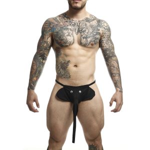 MOB - BLACK ELEPHANT THONG ONE SIZE