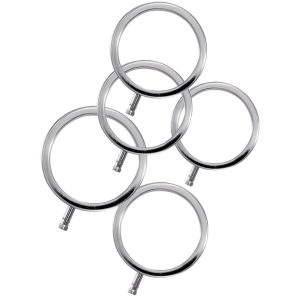 ELECTRASTIM - ELECTRARINGS METAL PENIS RINGS PACK OF 5