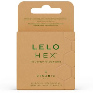 LELO - HEX ORGANIC CONDOM BOX 3 UNITS
