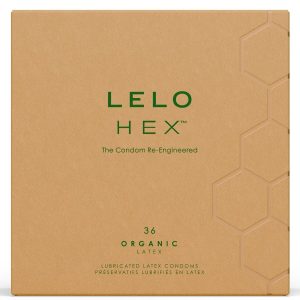 LELO - HEX ORGANIC CONDOM BOX 36 UNITS