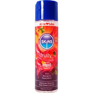 SKINS - FRUITY WATER-BASED LUBRICANT MANGO  PASSION FRUIT 130 ML