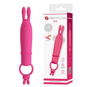 PRETTY LOVE - DELIA RABBIT VIBRATOR WITH RESISTANCE RING