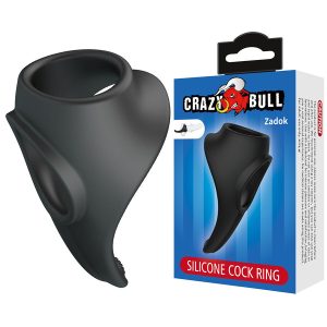 CRAZY BULL - ZADOK ERGONOMIC RING WITH PERINEAL STIMULATOR