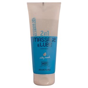 HOT - MASSAGE  GLIDE GEL 2IN1 SILKY TOUCH 200 ML