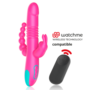 HAPPY LOKY - DONALD TRIPLE STIMULATION: ANAL, G-SPOT CLITORIS + WATCHME REMOTE CONTROL