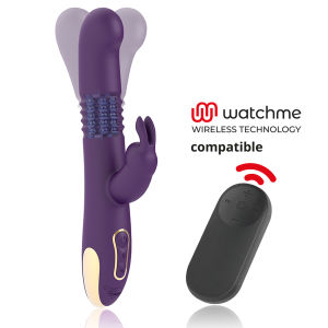 TREASURE - BASTIAN RABBIT UP  DOWN ROTATOR  VIBRATOR + WATCHME REMOTE CONTROL