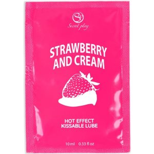SECRETPLAY - SINGLE DOSE LUBRICANT STRAWBERRIES  CREAM 10 ML